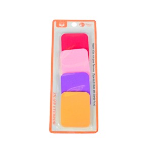 ESPONJA DE MAQUILLAJE x 4u RECTANGULAR cod6814